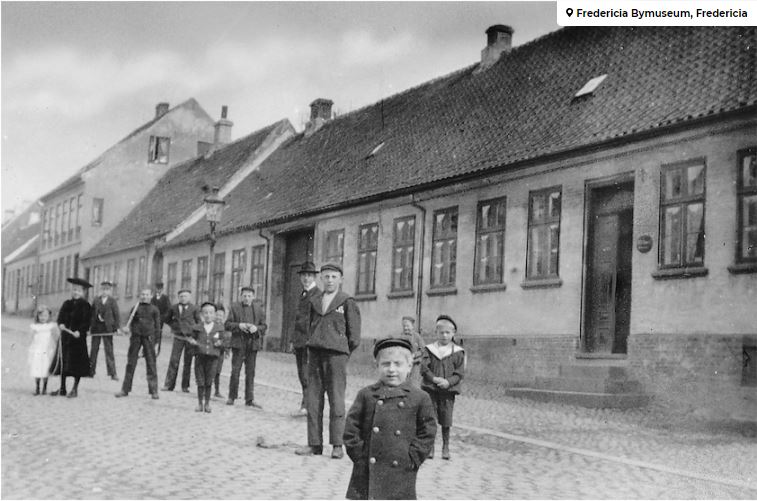 Billede fra Fredericia i gamle dage