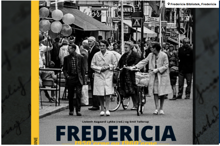 Arkivbillede af gade i Fredericia