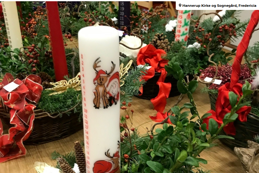 Billede af kalenderlysdekoration