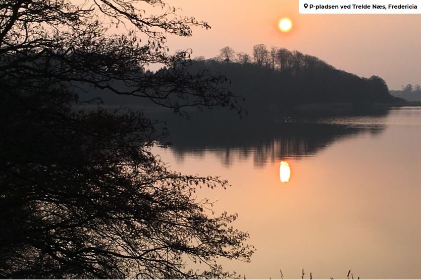 Billede af solnedgang