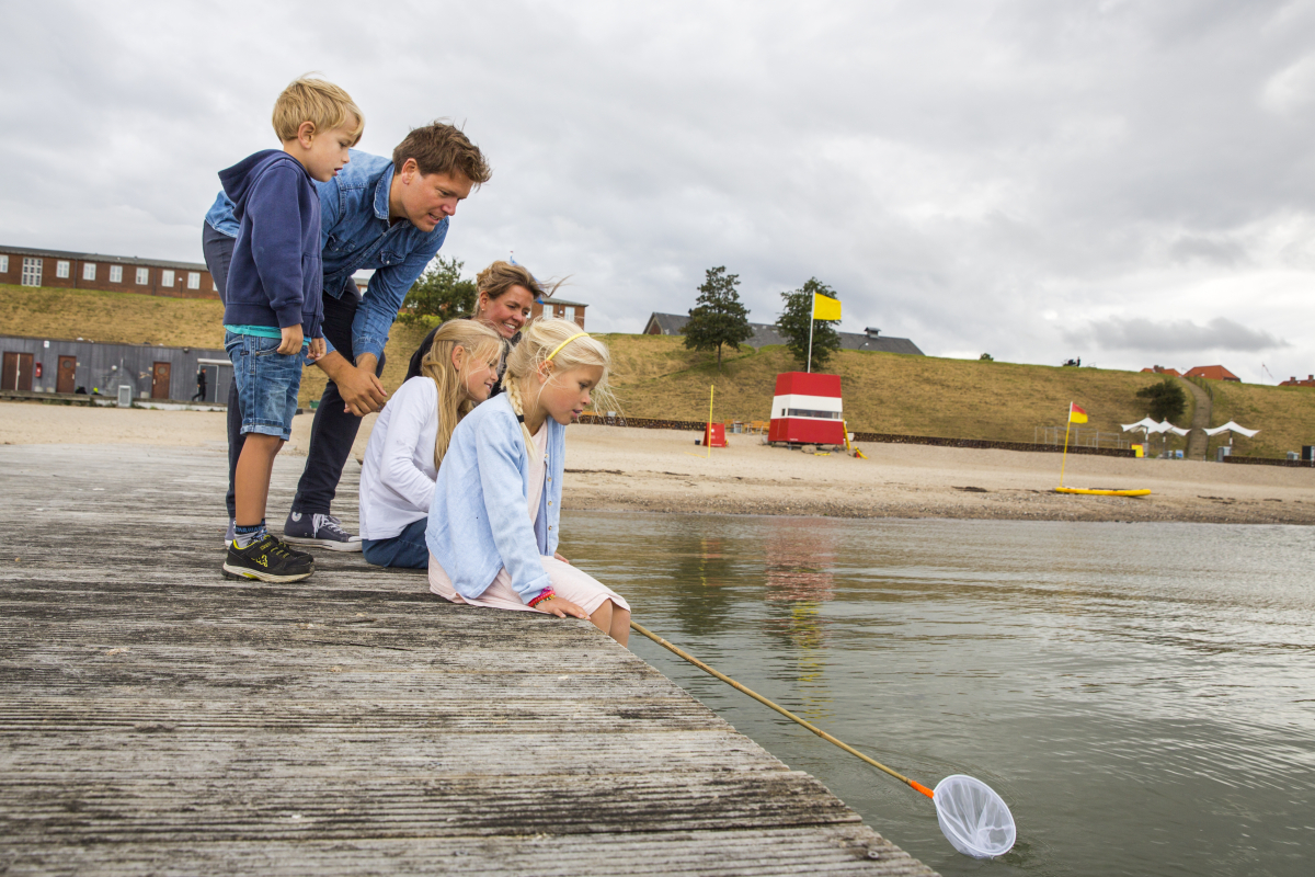 Familie på Østerstrand