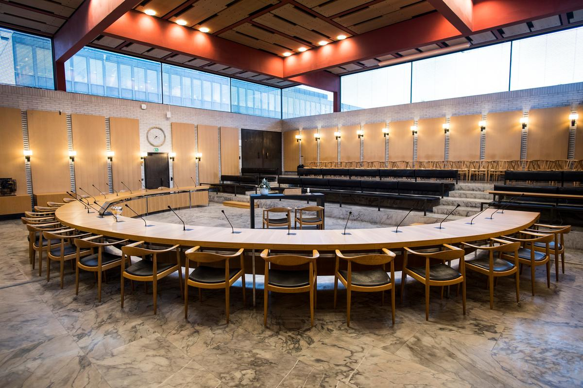 Billede af byrådssalen