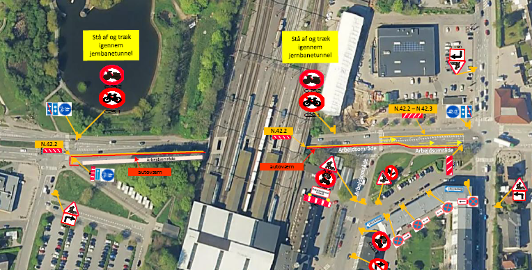 Jernbanegade lukning