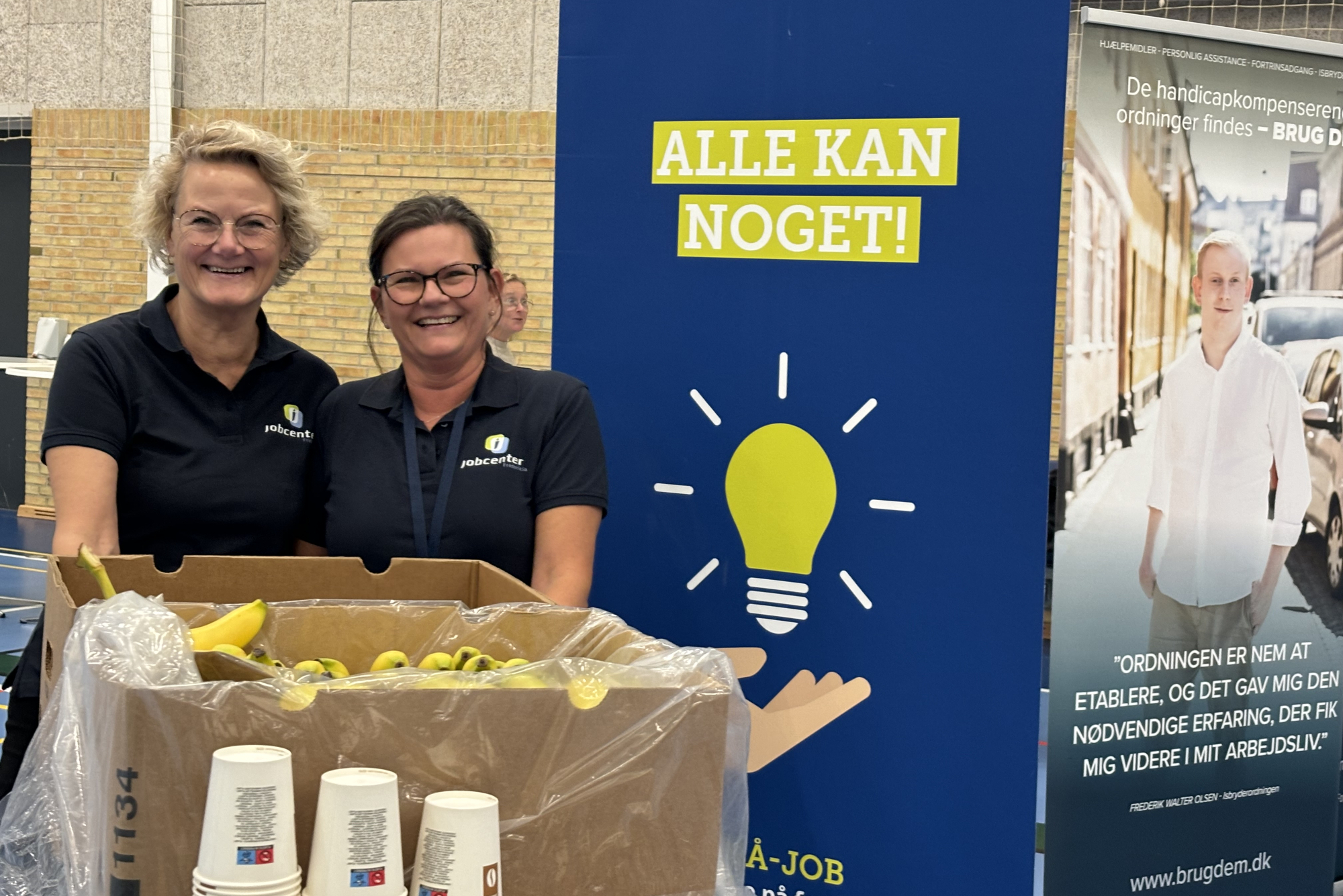 Billede fra messestand