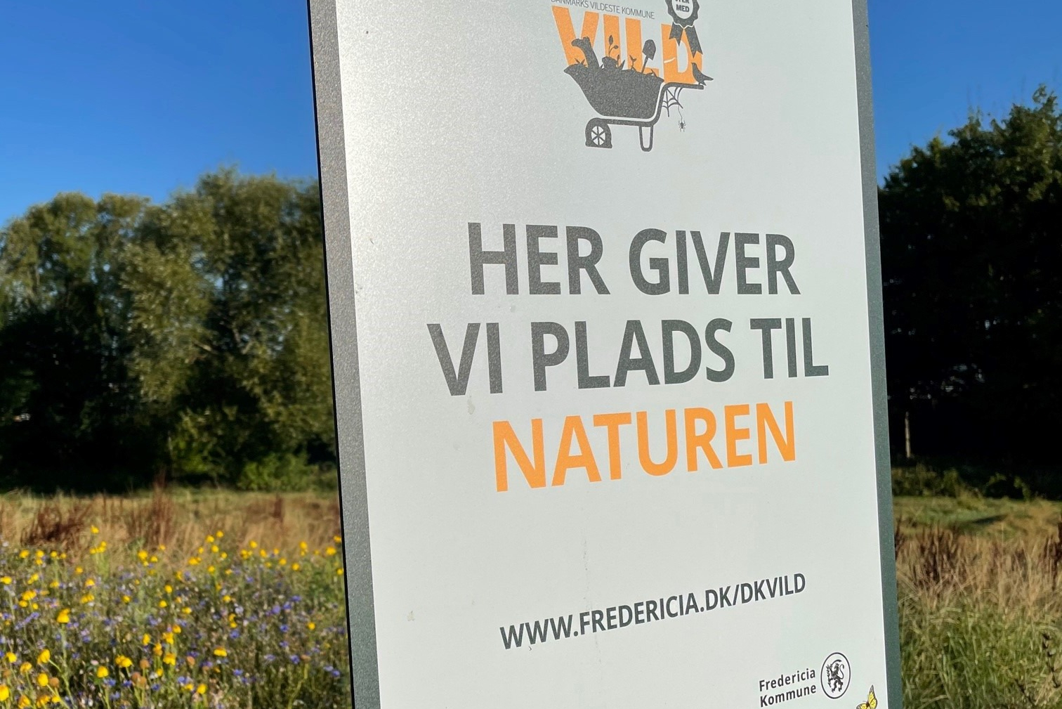 Plads til naturen skilt