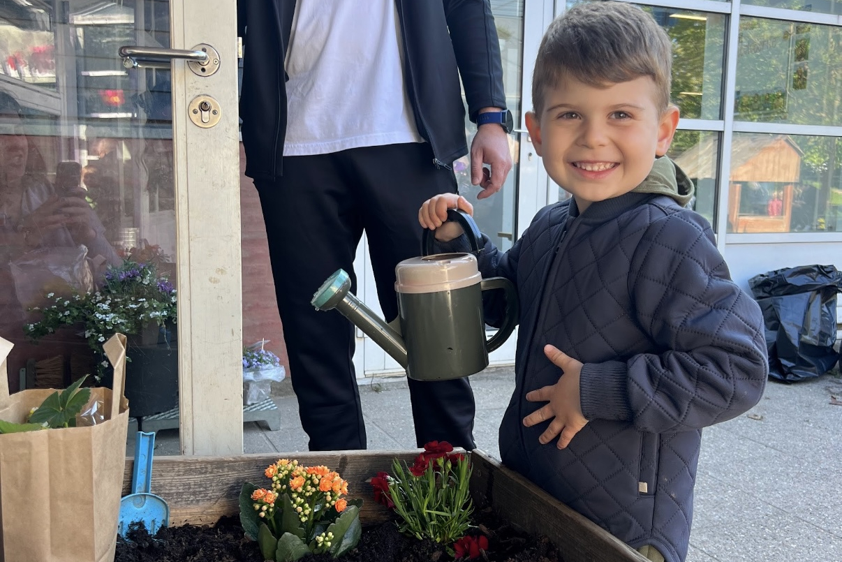 billede af børn fra Kastanjegården